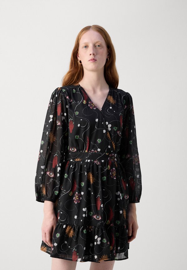 Scotch & Soda MINI WRAP DRESS