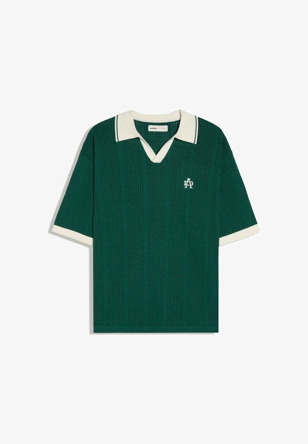 Bershka PREPPY - POLO- TSHIRT 01273715 - Polo shirt - dark green