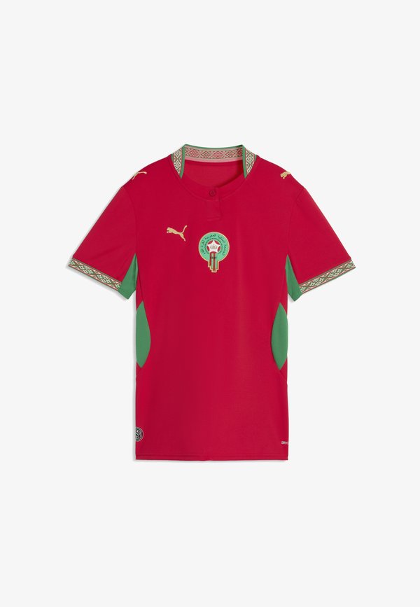 Puma MAROKKO 2026 HEIMTRIKOT - Football jersey - fast red-victory gold