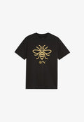 Puma MANCHESTER CITY FTBLCULTURE T-SHIRT - Club wear - black-flaxen
