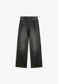 Bershka Straight leg jeans - black
