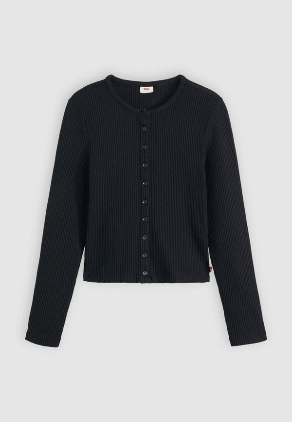Levi's® RORY BUTTON UP - Long sleeved top - anthracite night
