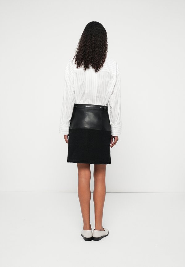 KARL LAGERFELD MIX BIKER SKIRT