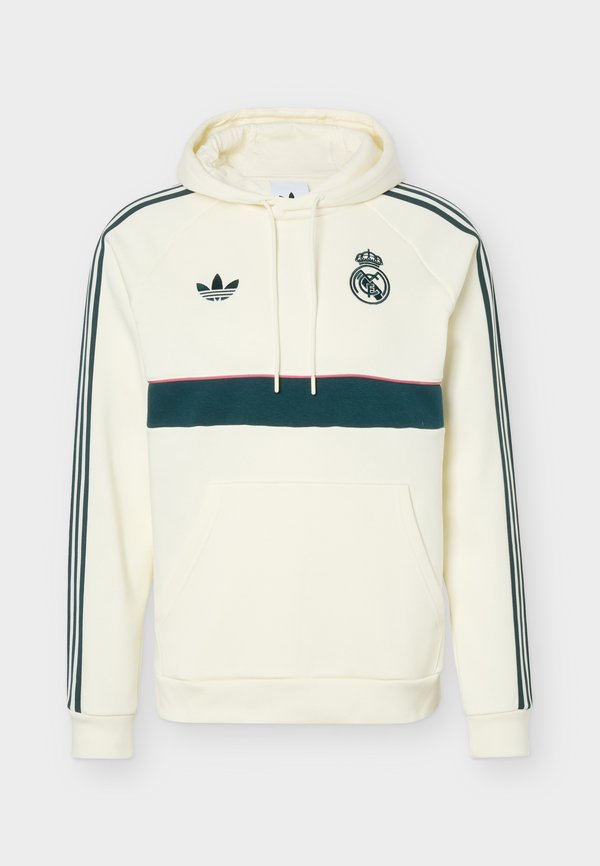 adidas Originals REAL MADRID HOODIE - Club wear - ivory