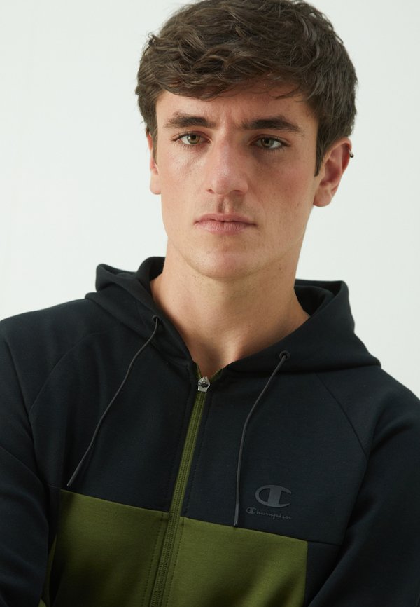 Champion C-TECH COLORBLOCK FULL ZIP HOODIE