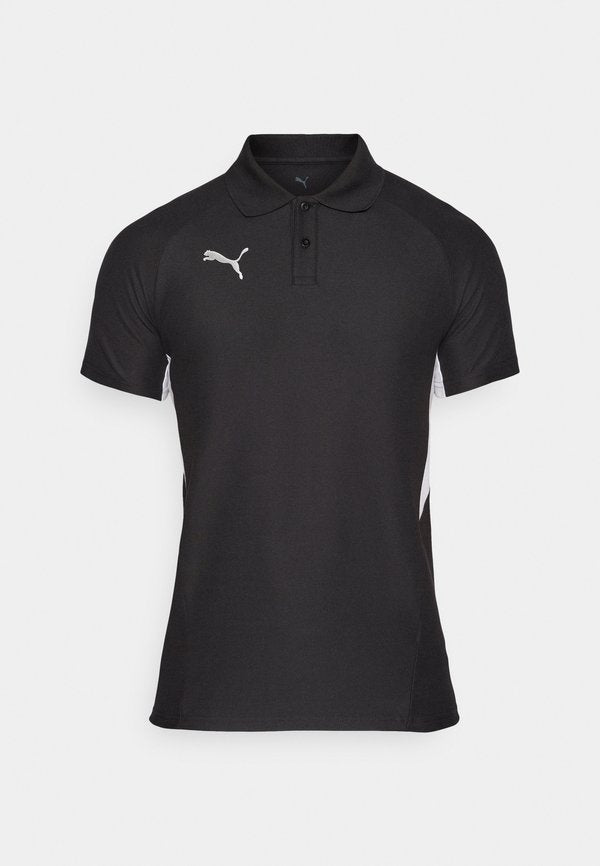 Puma Polo shirt - black/silver/white