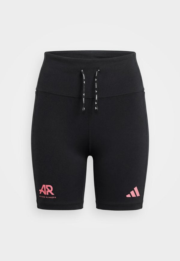 adidas Performance ADI365 - Short running tights - black/pure turbo