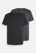 Calvin Klein Golf TEE CLASSIC 2 PACK - Sports T-shirt - black/grey