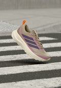 adidas Performance RUNFALCON 6 ATR - Road running shoes - khaki three/violet/magic mauve