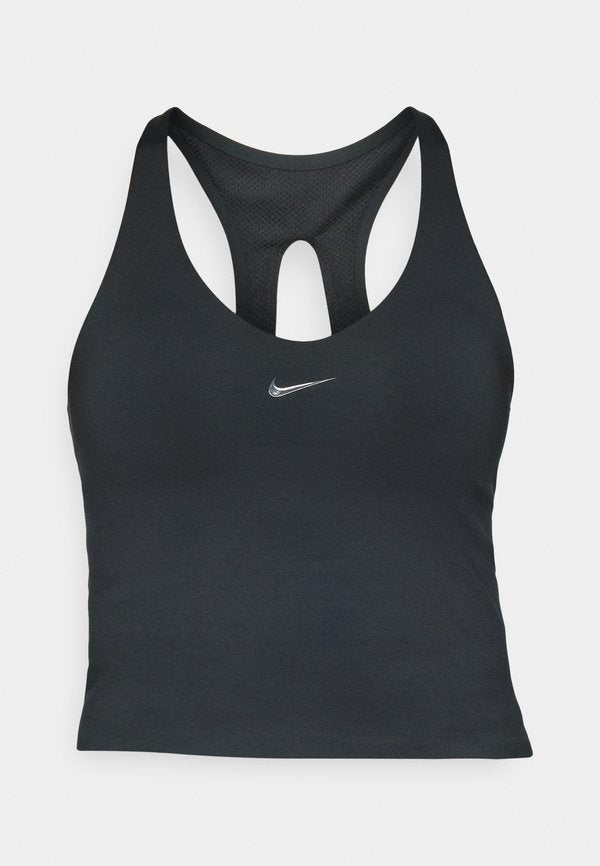 Nike Performance BRA TANK - Top - black/anthracite/dark smoke grey