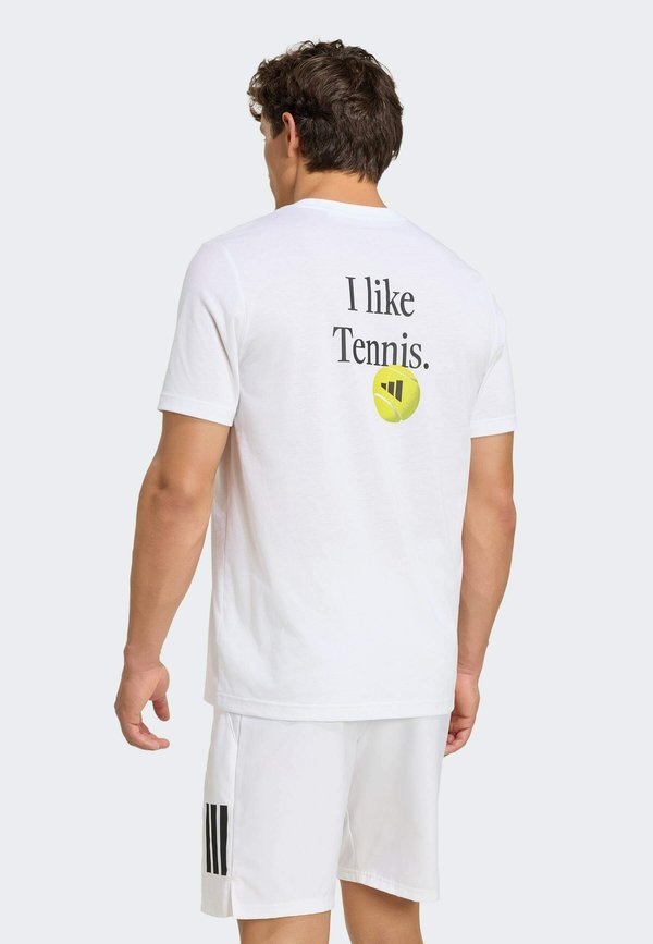 adidas Performance ADIDAS PERFORMANCE TENNIS CATEGORY GRAPHIC T-SHIRT - Sports T-shirt - white   black