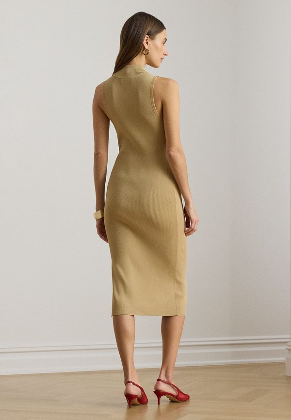 Lauren Ralph Lauren RIBBED SLEEVELESS MOCKNECK SWEATER DRESS