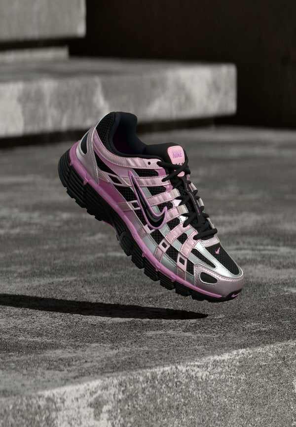 Nike Sportswear P 6000 SE - Trainers - black/pink foam/light magenta/chrome