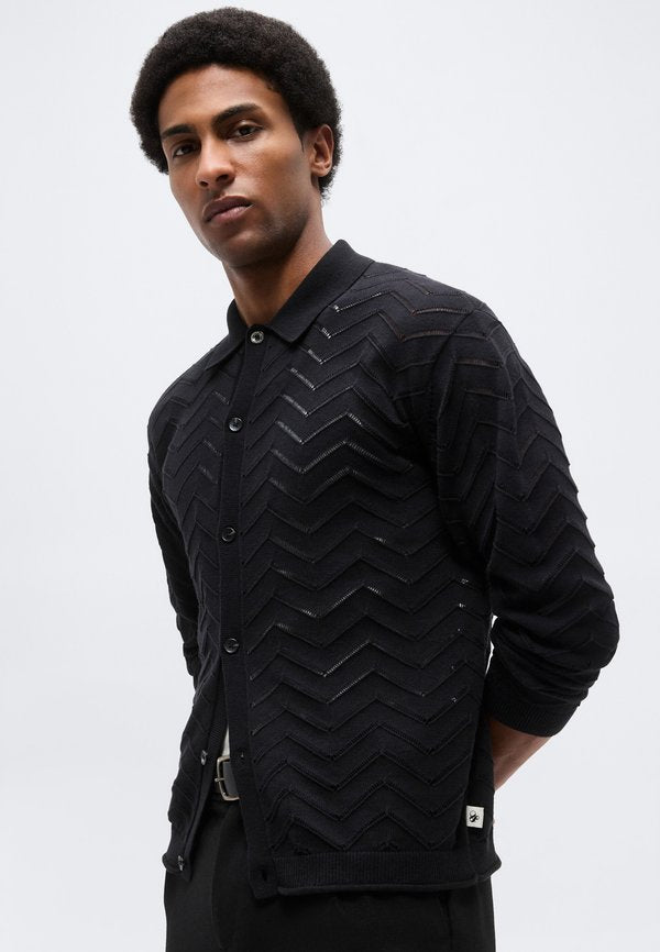 Scotch & Soda DROPPED SHOULDER CARDIGAN