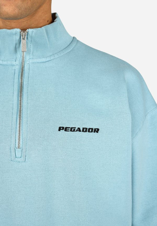Pegador LOGO OVERSIZED HALF ZIP SWEATER