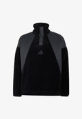 adidas Sportswear ADIDAS SPORTSWEAR TERREX XPLORIC CLIMAWARM HIGH PILE SNAP PULLOVER - Fleece jumper - black