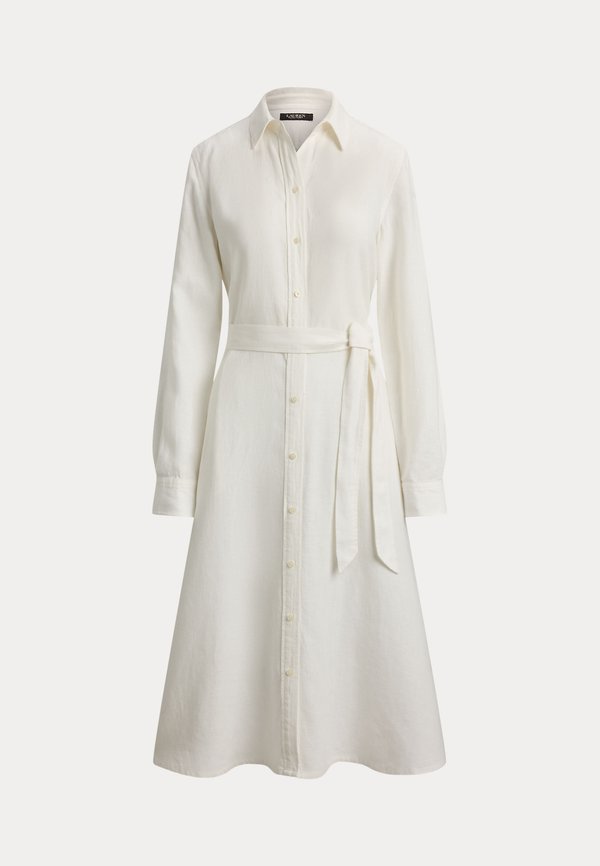 Lauren Ralph Lauren Petite BELTED LINEN SHIRTDRESS