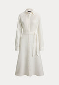 Lauren Ralph Lauren Petite BELTED LINEN SHIRTDRESS