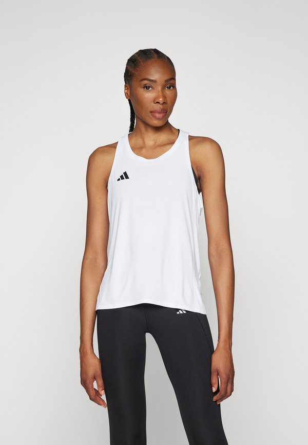 adidas Performance ADIZERO TANK - Top - white
