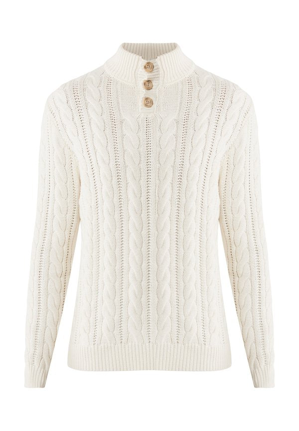Mexx HALF-ZIP CABLE BUTTON