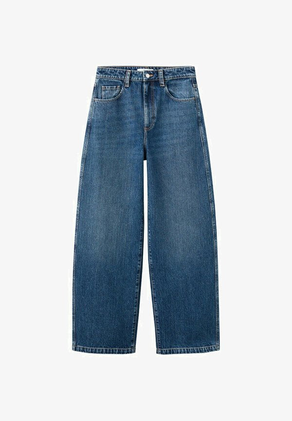 Mango Wide Leg - dunkelblau