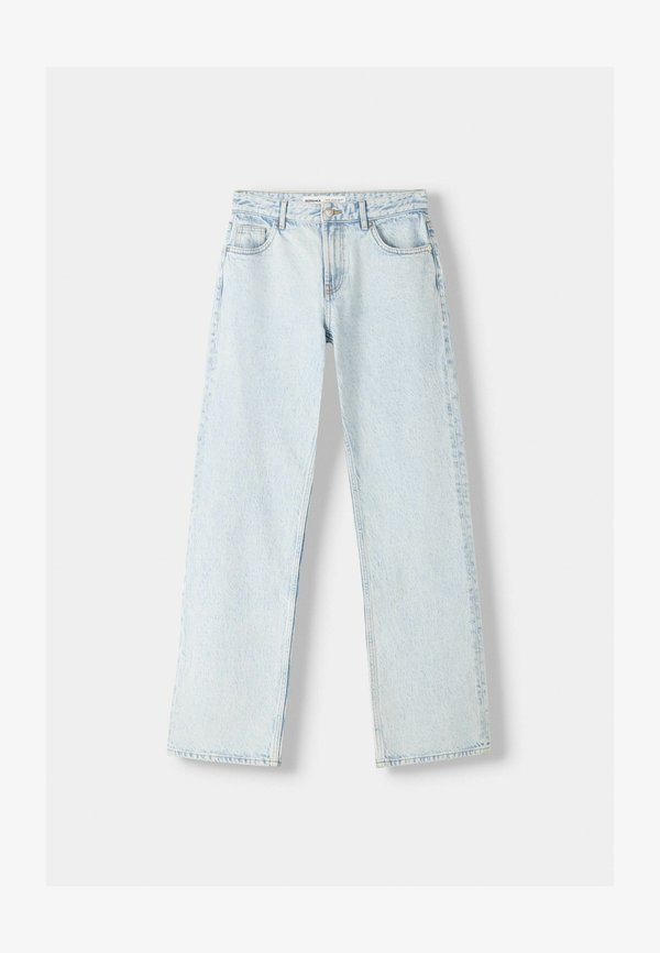 Bershka Straight leg jeans - light blue