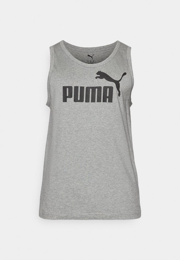 Puma LOGO TANK - Top - medium gray heather