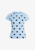 adidas Originals POLKA DOT CALI TEE - Print T-shirt - clear sky