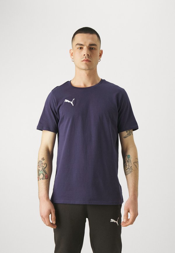 Puma TEAMGOAL CASUALS TEE - Sports T-shirt - navy