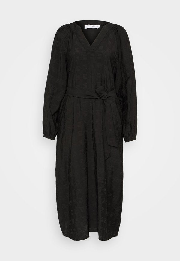 Selected SLFPERCY V NECK MIDI DRESS