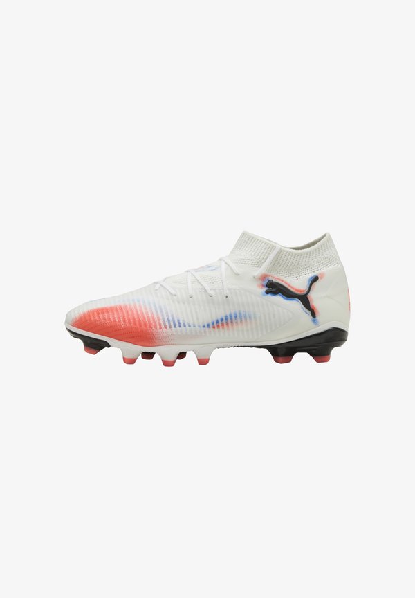 Puma SNEAKER - Firm-ground football boots - white/black/glowing red