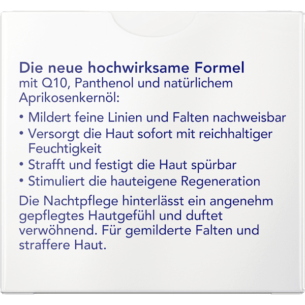 Nachtcreme Q10 & Aprikosenkernöl Florena