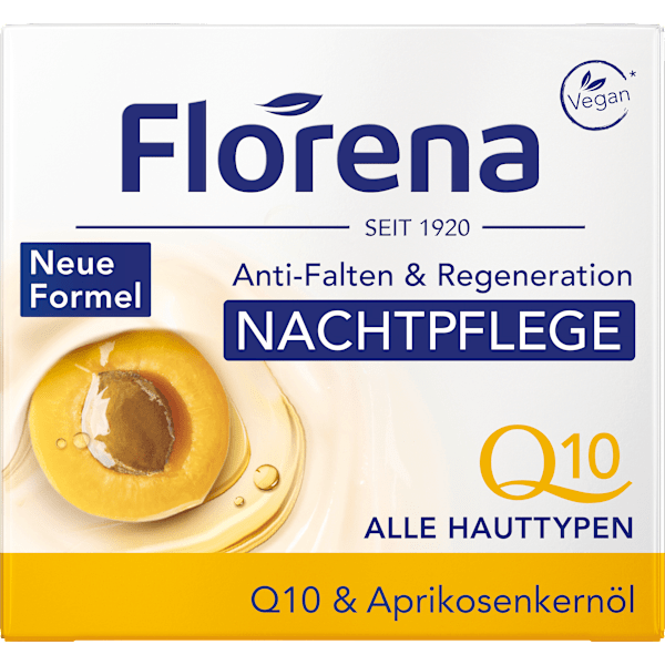 Nachtcreme Q10 & Aprikosenkernöl Florena