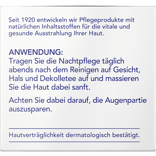 Nachtcreme Q10 & Aprikosenkernöl Florena