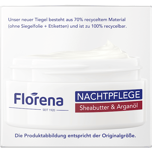 Nachtcreme Sheabutter & Arganöl Florena