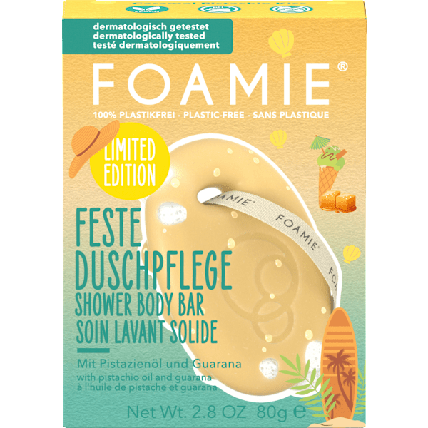 Festes Duschgel Caramel Pistachio Kiss Foamie