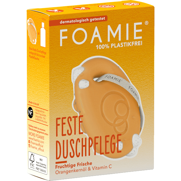 Festes Duschgel Fruchtige Frische Foamie