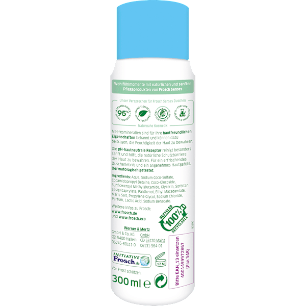 Duschgel & Shampoo sensitiv Meeresmineralien "Meer für dich!" Frosch Senses
