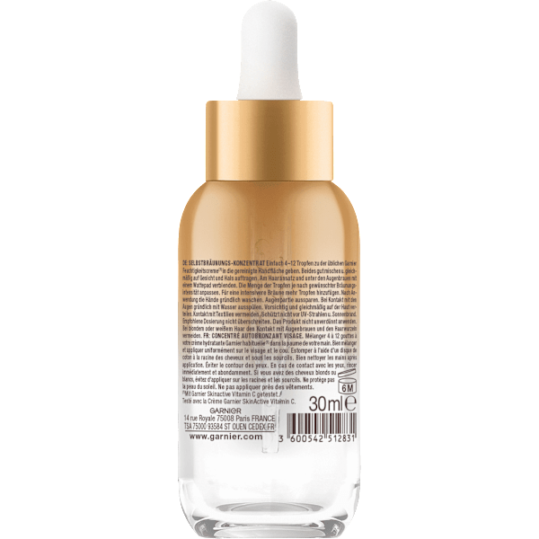 Selbstbräuner Konzentrat Gesicht Natural Bronzer Garnier Ambre Solaire