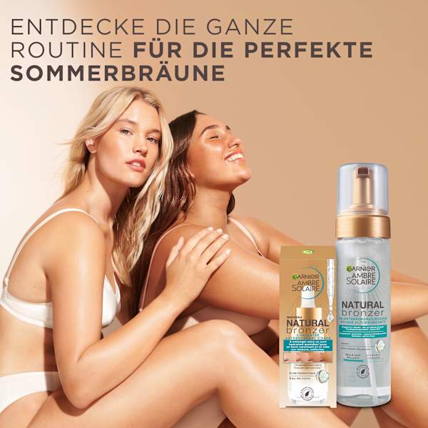 Selbstbräuner Konzentrat Gesicht Natural Bronzer Garnier Ambre Solaire