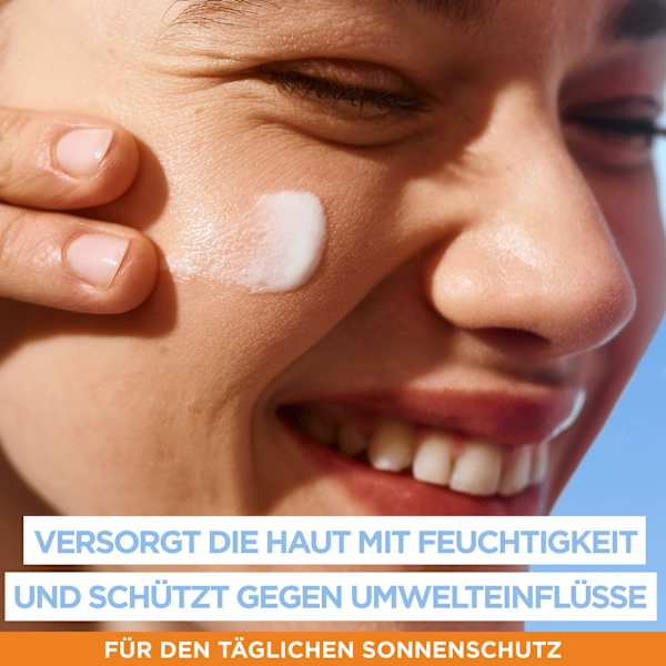 Sonnenfluid Gesicht super UV mit Hyaluronsäure, LSF 50+ Garnier Ambre Solaire