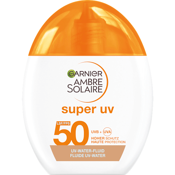 Sonnenfluid getönt UV water fluid, LSF 50 Garnier Ambre Solaire