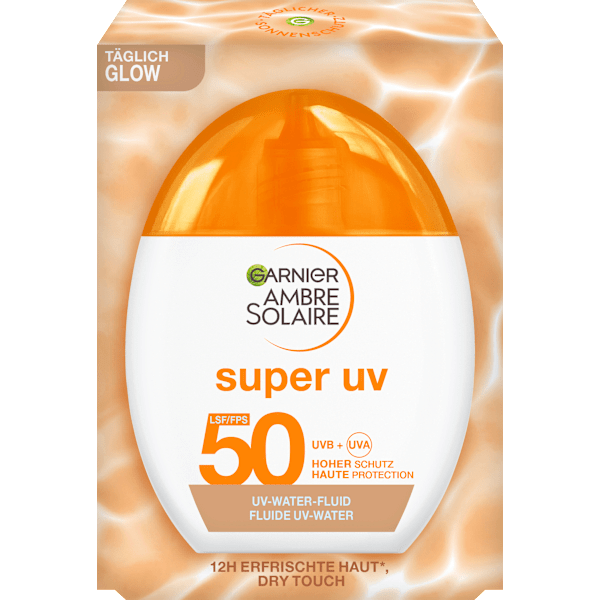 Sonnenfluid getönt UV water fluid, LSF 50 Garnier Ambre Solaire