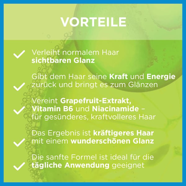 Shampoo Kraft & Glanz, stärkeres & glänzendes Haar GARNIER FRUCTIS