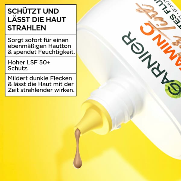 Gesichtsfluid Vitamin C Wonder Tint UV LSF 50+, Medium GARNIER
