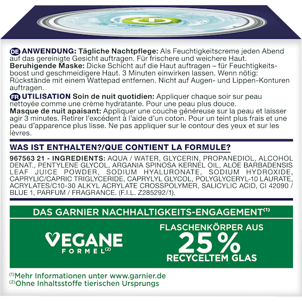 Nachtcreme Gel Hyaluron Barrier Repair GARNIER