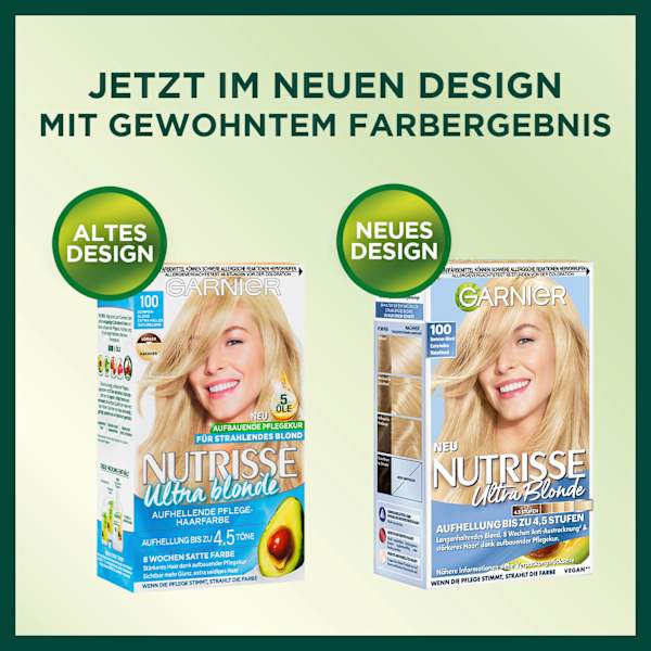Haarfarbe 100 Sommer-Blond, Extra Helles Naturblond GARNIER NUTRISSE