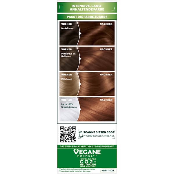 Haarfarbe 5.35 Goldenes Rehbraun GARNIER NUTRISSE
