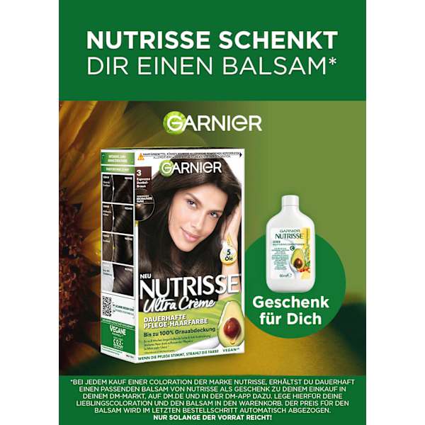 Haarfarbe 6 Karamell Dunkelblond GARNIER NUTRISSE