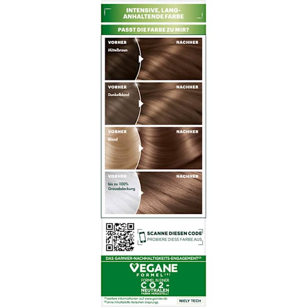 Haarfarbe 6 Karamell Dunkelblond GARNIER NUTRISSE